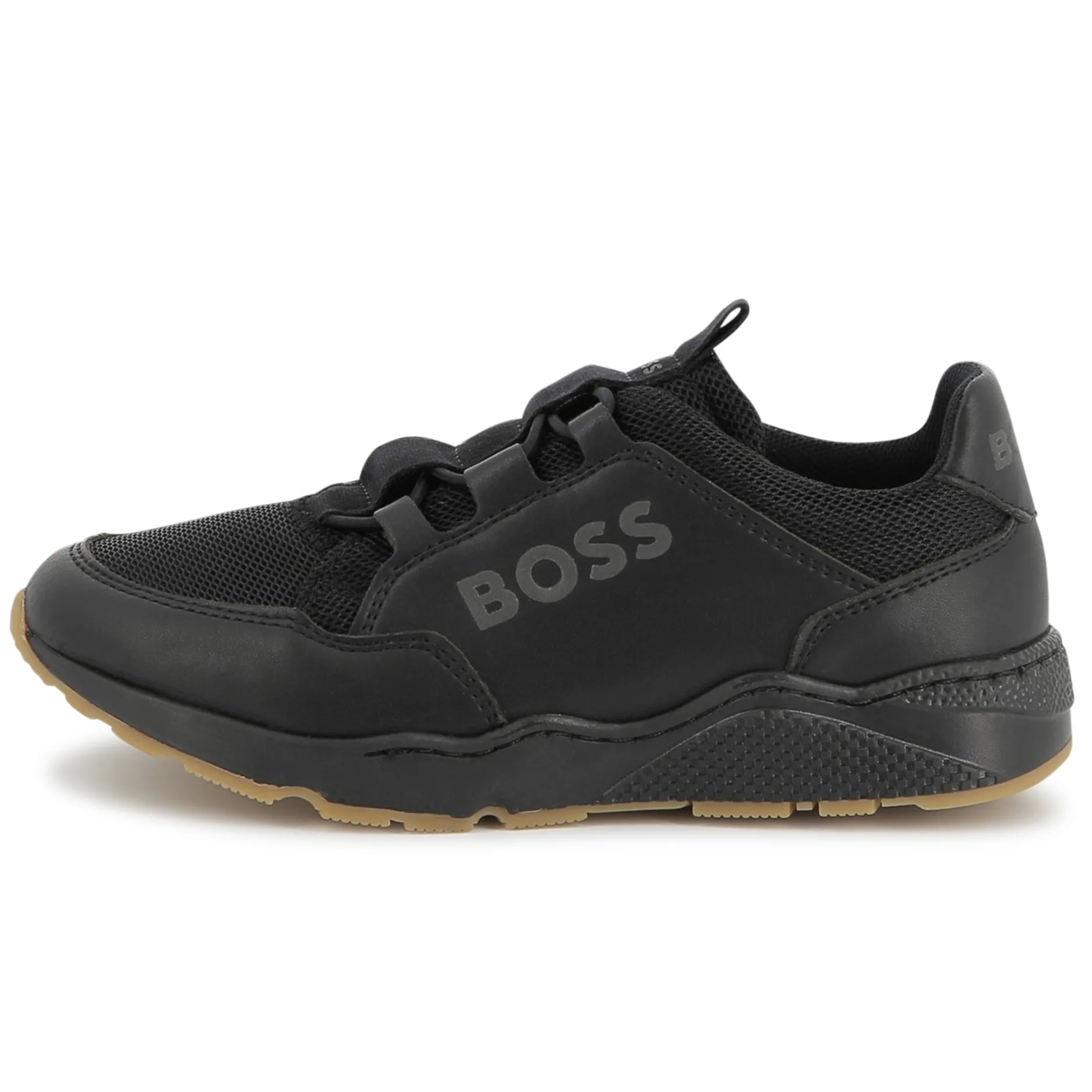 New BOSS Baskets à lacets élastiqués BLACK