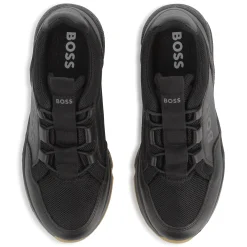 New BOSS Baskets à lacets élastiqués BLACK