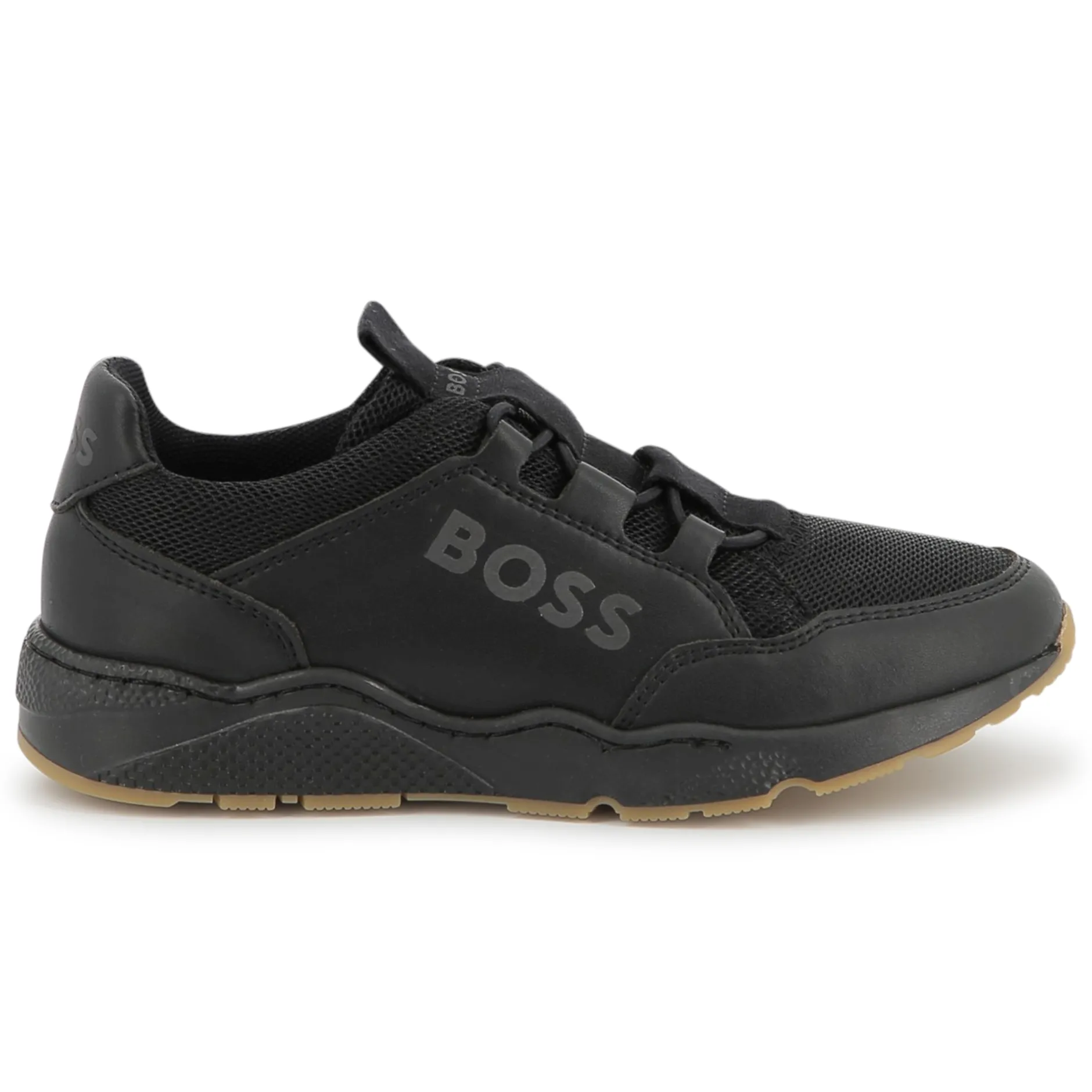 New BOSS Baskets à lacets élastiqués BLACK