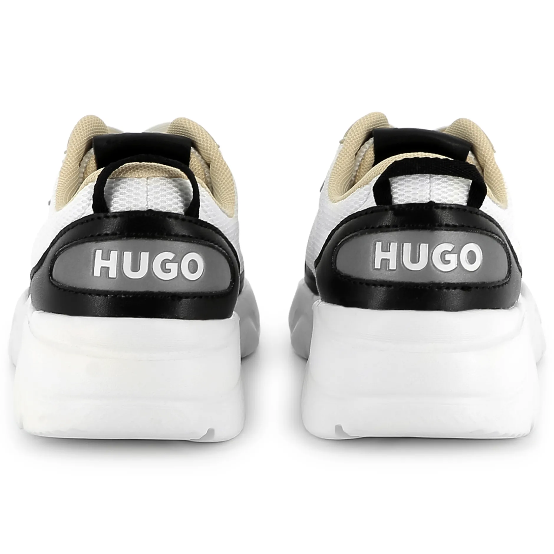 Best HUGO Baskets lacées bimatières BLANC