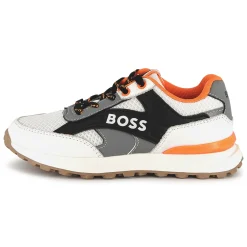 New BOSS Baskets lacées détails colorés BLACK