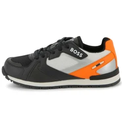 Fashion BOSS Baskets lacées rétro BLACK