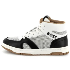 Best BOSS Baskets montantes lacées BLANC