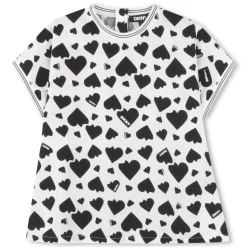 Clearance DKNY Blouse manches courtes BLANC NOIR