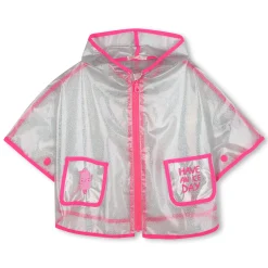 New BILLIEBLUSH Cape de pluie à capuche TRANSPARENT