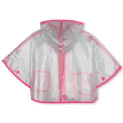 New BILLIEBLUSH Cape de pluie à capuche TRANSPARENT