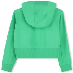 Sale HUGO Cardigan à capuche ISLAND GREEN