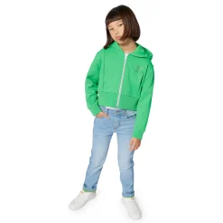 Sale HUGO Cardigan à capuche ISLAND GREEN