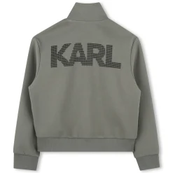Best KARL LAGERFELD KIDS Cardigan de jogging VERT MEKONG