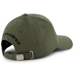 Sale KARL LAGERFELD KIDS Casquette réglable VERT MEKONG