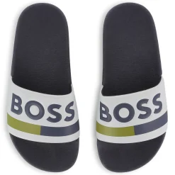 Online BOSS Claquettes BLANC
