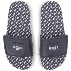 Online BOSS Claquettes à fermeture par bandes auto aggripantes BLEU CARGO