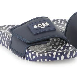 Online BOSS Claquettes à fermeture par bandes auto aggripantes BLEU CARGO