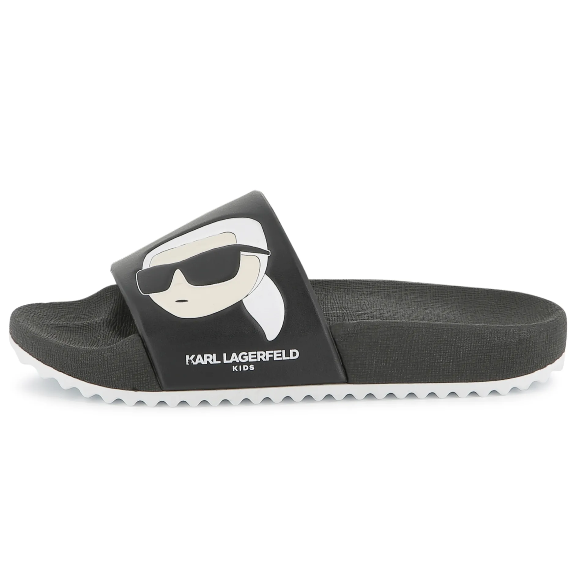New KARL LAGERFELD KIDS Claquettes à motif BLACK
