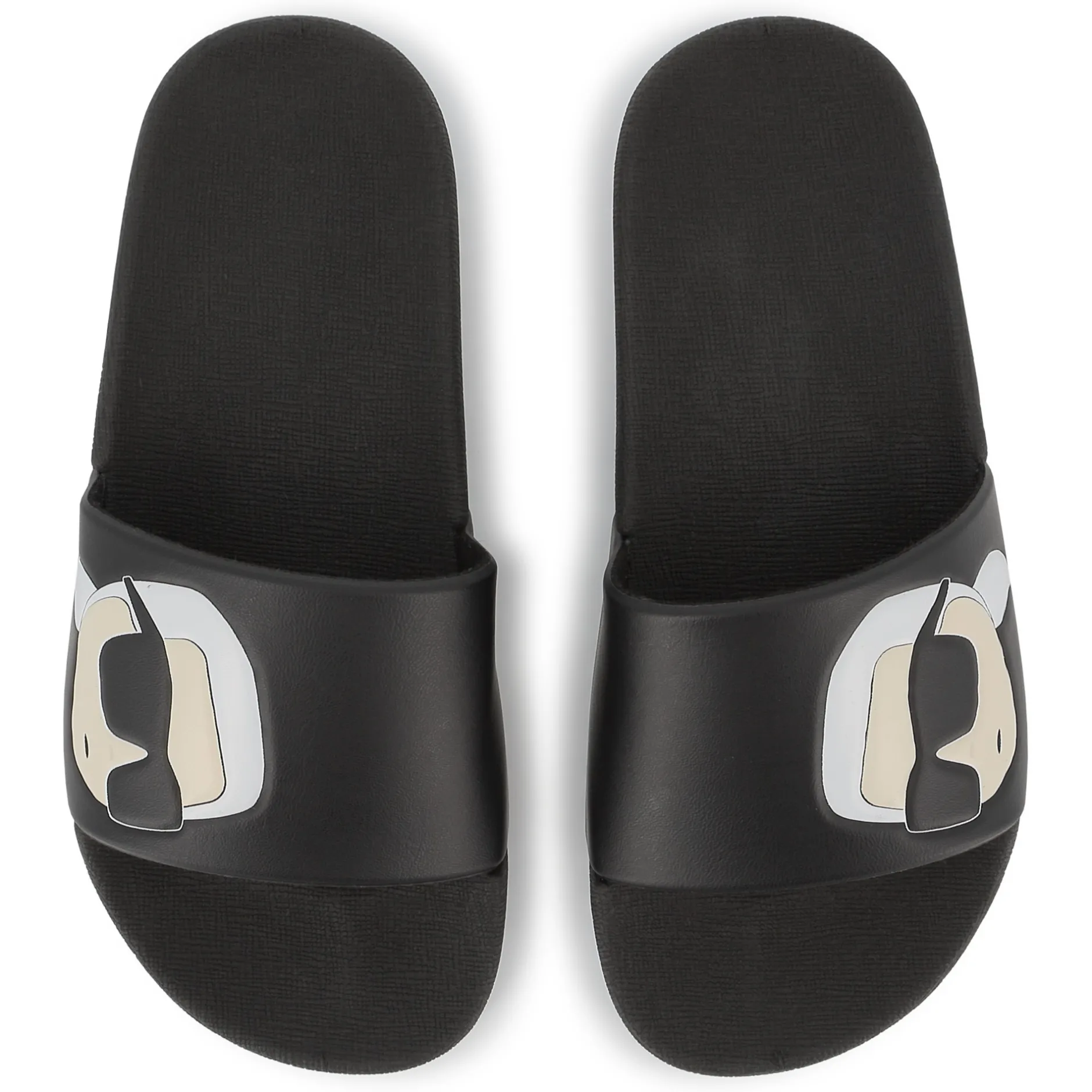 New KARL LAGERFELD KIDS Claquettes à motif BLACK