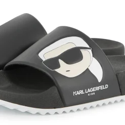 New KARL LAGERFELD KIDS Claquettes à motif BLACK