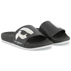 New KARL LAGERFELD KIDS Claquettes à motif BLACK