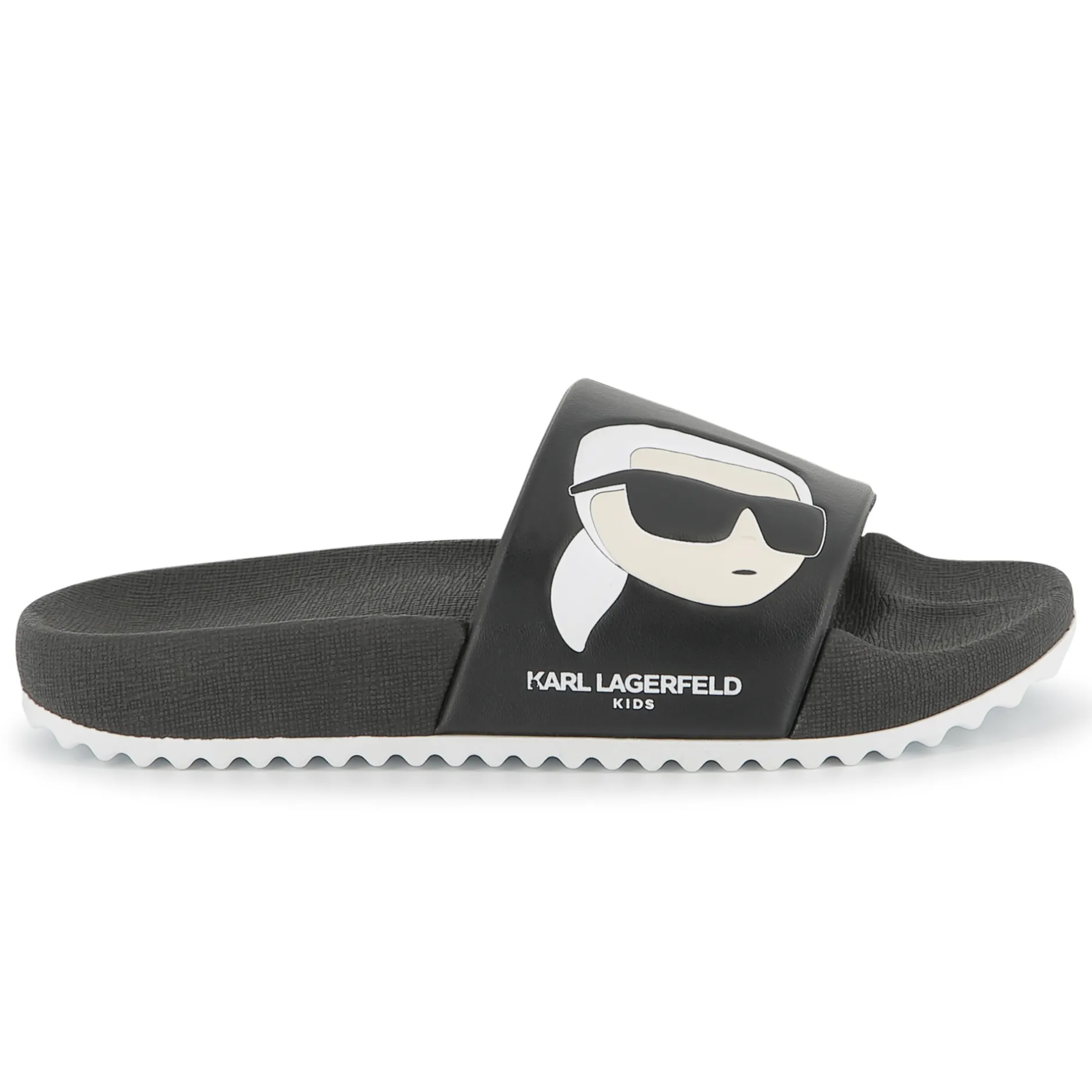 New KARL LAGERFELD KIDS Claquettes à motif BLACK