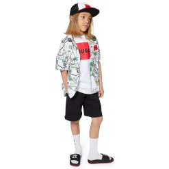 Best HUGO Claquettes bicolores BLACK