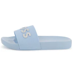 Fashion BOSS Claquettes siglées en relief PERSIAN BLUE