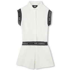 New KARL LAGERFELD KIDS Combinaison à manches courtes CHALK