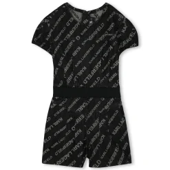 Clearance KARL LAGERFELD KIDS Combinaison short DENIM GREY