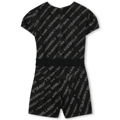 Clearance KARL LAGERFELD KIDS Combinaison short DENIM GREY