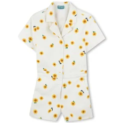 Fashion KENZO KIDS Combi-short en coton OFFWHITE