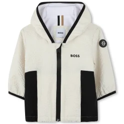 Hot BOSS Coupe-vent à capuche VANILLE
