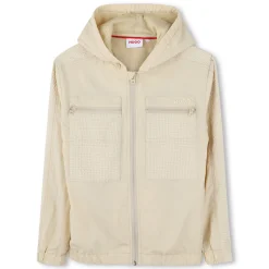Sale HUGO Coupe-vent zippé à capuche NET