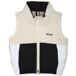 New BOSS Doudoune sans manche VANILLE