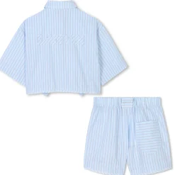 Sale LANVIN Ensemble chemise et short BLEU BLANC