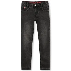 Online HUGO Jean coupe ajustée 5 poches Z21 DENIM BLACK LAVE