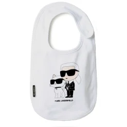 Sale KARL LAGERFELD KIDS Lot de 3 bavoirs à motifs BLANC