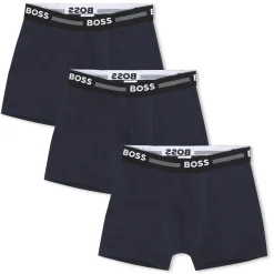 Discount BOSS Lot de 3 boxers BLEU CARGO