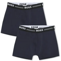 Fashion BOSS Lot de 2 boxers BLEU CARGO