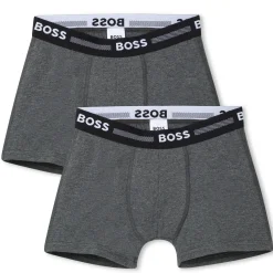 Hot BOSS Lot de 2 boxers ANTHRACITE CHINE