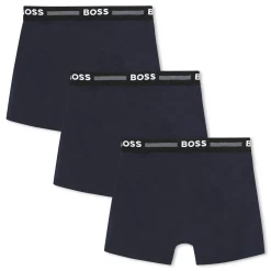 Discount BOSS Lot de 3 boxers BLEU CARGO