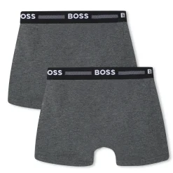 Hot BOSS Lot de 2 boxers ANTHRACITE CHINE