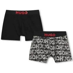 New HUGO Lot de 2 boxers en coffret BLACK