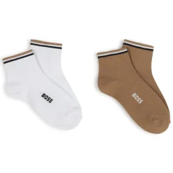 Outlet BOSS Lot de 2 paires de chaussettes basses BLANC