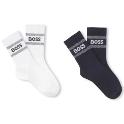 Fashion BOSS Lot de 2 paires de chaussettes BLEU CARGO