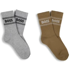 Clearance BOSS Lot de 2 paires de chaussettes GRIS CHINE