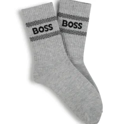Clearance BOSS Lot de 2 paires de chaussettes GRIS CHINE