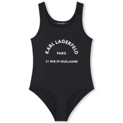 Clearance KARL LAGERFELD KIDS Maillot de bain 1 pièce BLACK