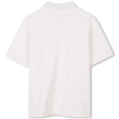 Outlet KENZO KIDS Polo avec imprimé siglé OFFWHITE