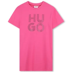 Hot HUGO Robe à manches courtes SHOCKING PINK