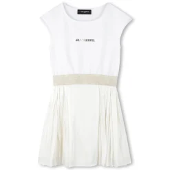 Best KARL LAGERFELD KIDS Robe de cérémonie sans manche BLANC ECRU