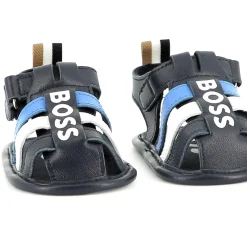 Sale BOSS Sandalettes avec fermeture par bandes auto aggripa BLEU CARGO
