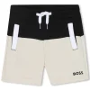 Best BOSS Short bicolore molletonné BLACK